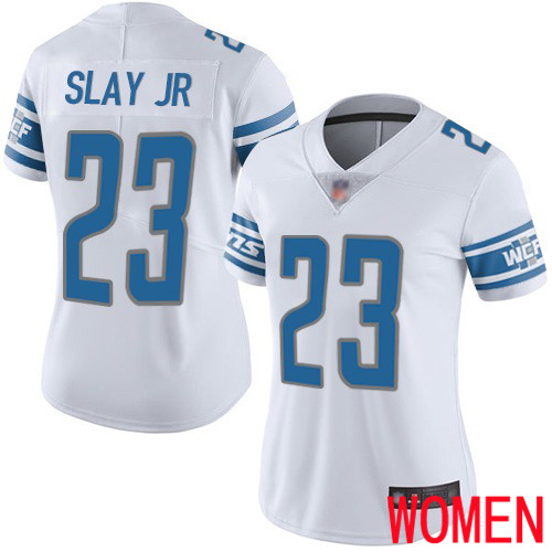 Detroit Lions Limited White Women Darius Slay Road Jersey NFL Football #23 Vapor Untouchable->women nfl jersey->Women Jersey